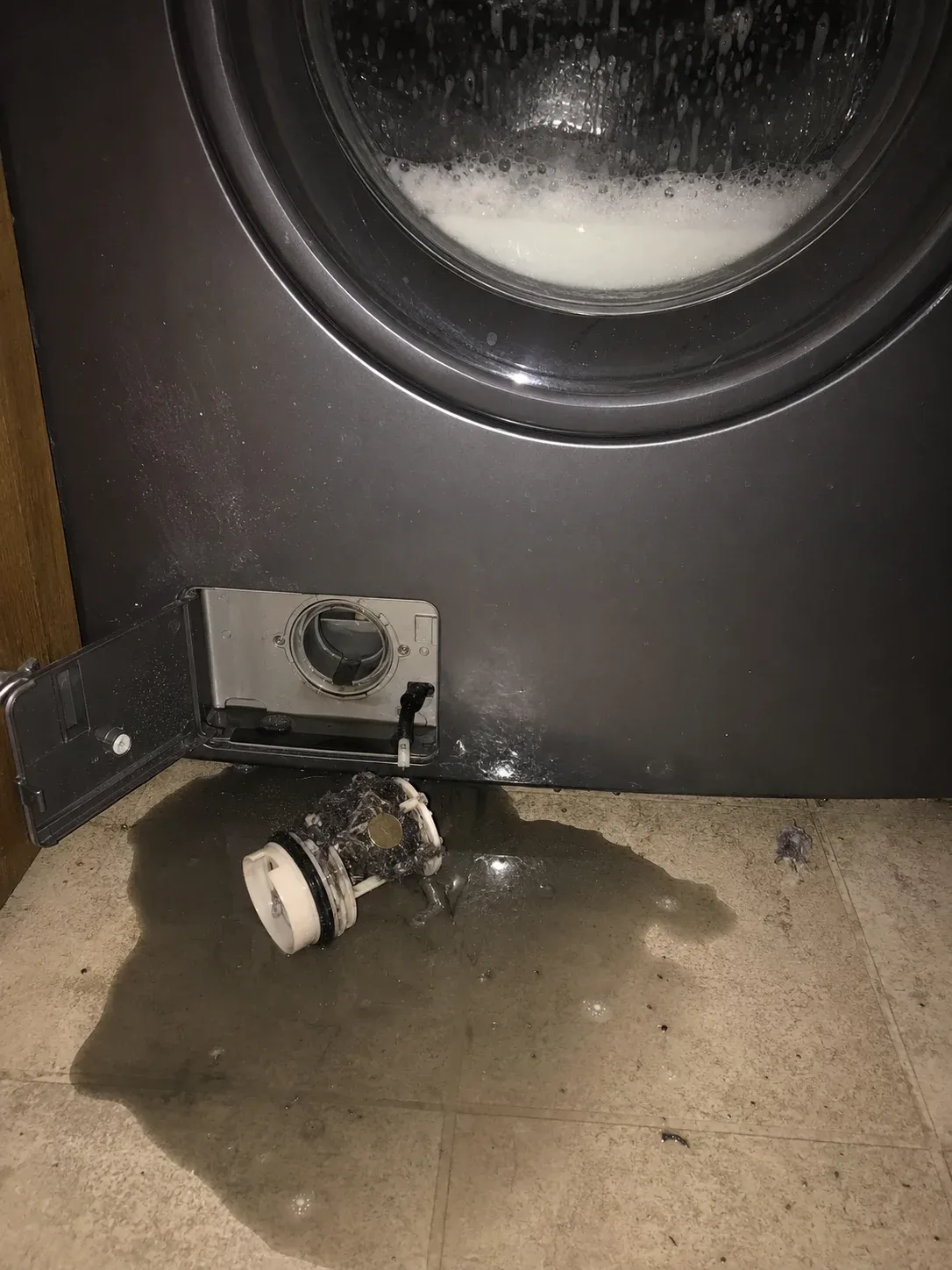 LG Washer OE (Won't Drain) in East Hill, Vernon